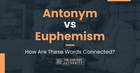 Synonyms for euphemism include genteelism, understatement, softening, substitute, underplaying, circumlocution, rewording, synonym, politeness and code word. . Euphemism antonym